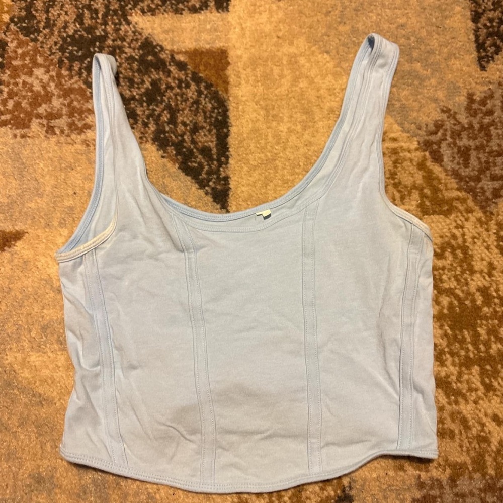 PacSun Light Blue Women's Tank Top